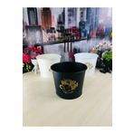NESS AVM Mısır Kovası 3 adet Popcorn Kovası Metal 2 Litre Geniş Boy Modern Renkler