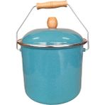 Ness Global Emaye Yoğurt/bakliyat Bakracı (20CM-5 Litre-Tüm Ocaklarla Uyumlu) - Turkuaz