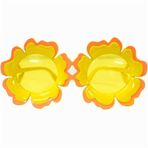 Nessi World 15x7 cm Papatya Şekilli Turuncu Sarı Renkli Hawaii Konsept Parti Gözlüğü