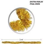 Nessi World 2 mt 6 cm Altın Parti için Sim Süs
