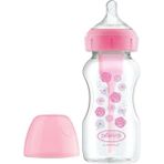 Nessi World 270 ml Pembe PP Geniş Ağız Options Biberon