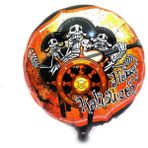 Nessi World 45 cm Kuru Kafalı Korsanlar Halloween Şekilli Folyo Balon