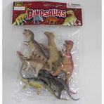 Nessi World Nessiworld SH-9001-Vardem Poşetli 6Pcs 8 İnch Çiftlik Hayvan ve Dinozor Set