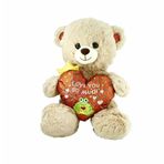 Nessi World PJH2323 Love You 30 cm Peluş Kalpli Ayı