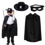 Nessi World Zorro Pelerini Şapkası ve Maske Seti Çocuk Boy