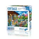 Nessiworld 20053 Colorful House Near The Lake 500 Parça Puzzle -Ks Puzzle