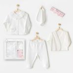 Nessiworld Andywawa Ac25650 Cuddly Bunny Bear 5'Li Hastane Çıkışı Ecru Pink