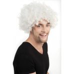 NessiWorld Beyaz Renk Kıvırcık Afro Bonus Peruk