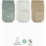 Nessiworld Bistyle Basic Kaymaz Penye Soket Çorap 3'lü BS10106 Nil Ekru Bej