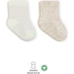 Nessiworld Bistyle Puan Derby Penye Soket Çorap 2'li BS10103 Bej Ekru