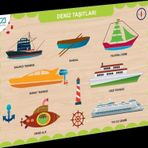 Nessiworld Caahs-3201 Ahşap Deniz Taşıtları Bul-Tak