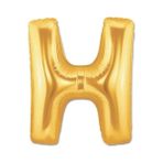 Nessiworld H Harf Folyo Balon Altın Renk 40 inç