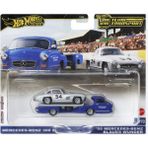 Nessiworld Hot Wheels Team Transport Mercedes Benz 300 Sl 55 Blaues Wund HRV48 - Renkli