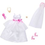 NessiWorld HWV76 Barbie + Gelin Aksesuarları (Bebekler Ürüne Dahil Değildir.)