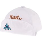 Nessiworld Kitti Bebe Erkek Şapka (1-3 Yaş) Y8110-09 Beyaz