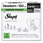 Nessiworld Natural Bebek Bezi Gross Paket 1 Beden 2-5 Kg 100 Adet