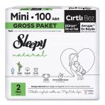 Nessiworld Natural Bebek Bezi Gross Paket 2 Beden 3-6 Kg 100 Adet