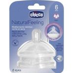 Nessiworld Naturalfeeling Biberon Emziği 6 Ay+ Hızlı Akış 2li