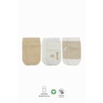 Nessiworld Puanlı Kaymaz Penye Soket Çorap 3'Lü Bs10108 Bej