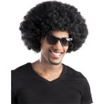 Nessiworld Siyah Renk Kivircik Afro Bonus Peruk Parti Perugu