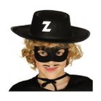 Nessiworld Z Logolu Zorro Şapkası ve Zorro Maskesi Çocuk Boy