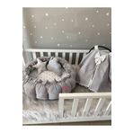 Nest Gri Pike Kumaş Ve Micky Açılır - Kapanır Oyun Minderi Ve Puset Örtüsü Jaju-babynest