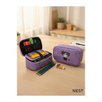 Nest Kuromi Baskılı Lila Sunii Deri Kalemlik Okul ve Ofis Kalem Kutusu