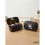 Nest Life Kuromi Karakterli Suya Dayanıklı Fermuarlı Siyah Kalemlik