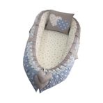 Nest Mavi Yıldızlı Jaju-babynest Anne Yanı Bebek Yuvası