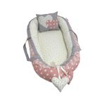 Nest Pudra Gri Yıldız Lüx Jaju-babynest Anne Yanı Bebek Yuvası
