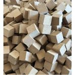Nest WoodTr 1x1x1cm 100 ADET MDF Küp Ham Doğal Boyanabilir MDF Küp Minecraft Küp Zeka Oyunu
