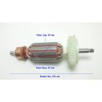 Nesta Bosch Tipi Pws 6-115 6-100 Endüvi Rotor Kollektör