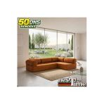 Nestime Nestime® 300X200 Cm Açık Köşe Modüler Sünger Koltuk Takımı Turuncu