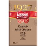 Nestle 1927 Sütlü Kuvertür Çikolata 2.5 kg %29 Kakao İçeren Lezzetli Tatlılık - 2,5 kg