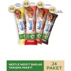 Nestle Nesfit Tam Tahıllı Bar 23,5 gr İçeriğinde B Vitaminleri ve Lif ile Pratik Atıştırmalık