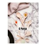 Nesto Home 6 Parça Tahta Kaşık Seti