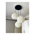 Nestvibe Origami Modern Bohem 3Lü Sarkıt Avize Oturma Odası,Salon,Çocuk Odası,Ofis Şık Ve Rustik Aydınlatma