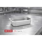 Net Çelik Gastronom Küvet Gn 1/3-65 - 32.5 cm