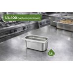 Net Çelik Gastronom Küvet Gn 1/4-100