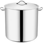 Net Çelik Kapaklı Endüstriyel Silindir Tencere 50X50 cm 98 Litre - Inox