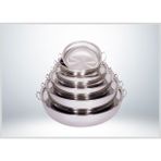 Net Çelik NET ÇELİK Çift Saplı Kızartma Tavası 50x12 Cm (Kapaklı) - Inox