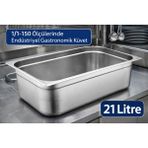 Net Çelik NET ÇELİK Gastronom Küvet 1/1-150 21 Litre - 21 lt