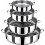 Net Çelik NET ÇELİK Helvane Süzgeç Tava 80x16 Cm 73 Litre - Inox