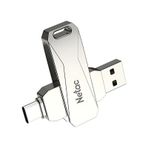 Netac 256Gb Type-C + Usb 3.0 Flash Bellek - Nt03u782c-256G-30Pn