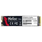 Netac NT01NV2000-256-E4X2500 NV2000 256 GB M.2 NVMe 1000 MB/s PCIe Gen 3.1 x4 SSD