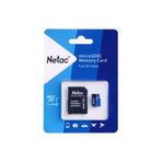 Netac P500 NT02P500STN-064G-R UHS-I U1 CLASS10 MicroSDXC 64 GB SD Adaptör Hafıza Kartı