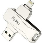 Netac U652-128g Usb Drive 128gb Lightning + Usb 3.0 Flash Bellek