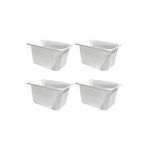 NETAKS 4 ADET Montessori Oyuncak Dolabı Kutusu Saklama Kutusu 41,5x23x29,7 Cm Çocuklar için Aktive Kutusu