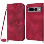 Netany Google Pixel 7 Pro için cep telefonu zinciri, cep telefonu kılıfı, Google Pixel 7 Pro için kılıf, zincirli, katlanabilir, poliüretan deri kolye, katlanır kılıf ve askı bandı, kordonlu kapaklı