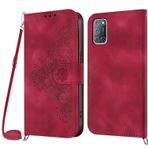 Netany Oppo A52 / A72 / A92 için cep telefonu kılıfı, cep telefonu kılıfı Oppo A52 / A72 / A92 zincirli kılıf, katlanabilir, poliüretan deri kolye kapaklı kılıf ve askı bandı, kordonlu kapaklı